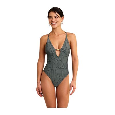 Maillots de bain Selmark Maillot de bain une pièce triangle préformé REVERIE Vert 100B,85B,85C,90B,90C,95B,95C Dames Maillots de bain Selmark Maillot de bain une pièce triangle préformé REVERIE Vert 100B,85B,85C,90B,90C,95B,95C Dames