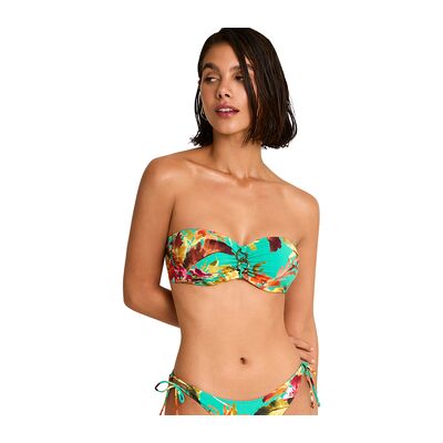 Maillots de bain Selmark Haut maillot de bain bandeau non préformé TROPICO Vert 100B,100C,85C Dames Maillots de bain Selmark Haut maillot de bain bandeau non préformé TROPICO Vert 100B,100C,85C Dames