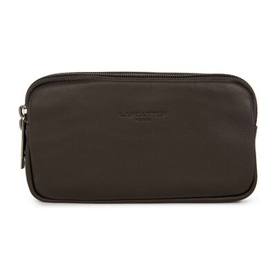 Sacoche LANCASTER Pochette Soft Vintage Homme Marron Unique Heren Sacoche LANCASTER Pochette Soft Vintage Homme Marron Unique Heren