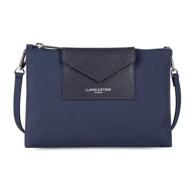Sac a main LANCASTER Double pochette Smart KBA Bleu Unique Dames Sac a main LANCASTER Double pochette Smart KBA Bleu Unique Dames