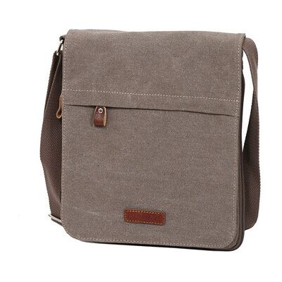 Sac bandoulière Katana Pochette Portée Travers En Toile Garni Cuir De Vachette 6568 Marron Unique Heren Sac bandoulière Katana Pochette Portée Travers En Toile Garni Cuir De Vachette 6568 Marron Unique Heren