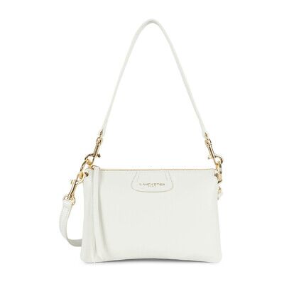 Sac a main LANCASTER Pochette Dune Blanc Unique Dames Sac a main LANCASTER Pochette Dune Blanc Unique Dames