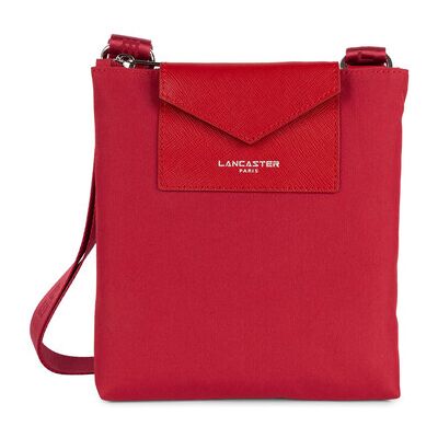 Sac Bandouliere LANCASTER Double pochette Smart KBA Rouge Unique Dames Sac Bandouliere LANCASTER Double pochette Smart KBA Rouge Unique Dames