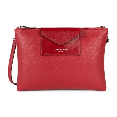 Pochette LANCASTER Double pochette Maya KBA Rouge Unique Dames Pochette LANCASTER Double pochette Maya KBA Rouge Unique Dames
