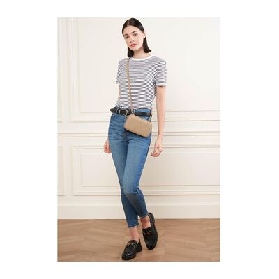 Sac a main LANCASTER Double pochette Dune Beige Unique Dames Sac a main LANCASTER Double pochette Dune Beige Unique Dames