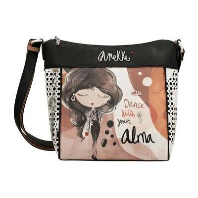 Sac Bandouliere Anekke Sac Bandoulière Alma Marron Blanc Unique Dames Sac Bandouliere Anekke Sac Bandoulière Alma Marron Blanc Unique Dames