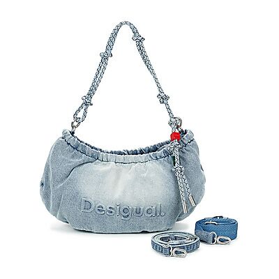 Sac a main Desigual BAG HALF LOGO DENIM WAVERLY Bleu Unique Dames Sac a main Desigual BAG HALF LOGO DENIM WAVERLY Bleu Unique Dames