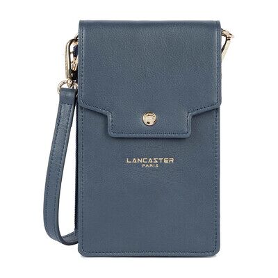 Pochettes téléphone LANCASTER Pochette smartphone Mademoiselle Grace Bleu Unique Dames Pochettes téléphone LANCASTER Pochette smartphone Mademoiselle Grace Bleu Unique Dames