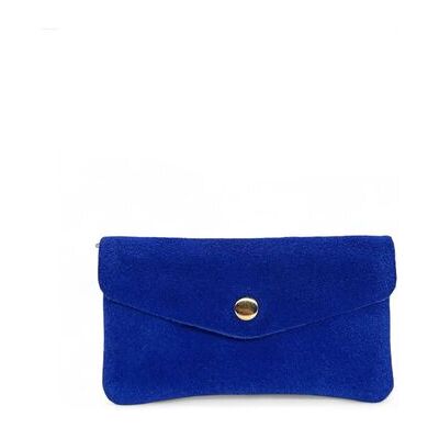 Pochette Oh My Bag COMPO SUEDE Bleu Unique Dames Pochette Oh My Bag COMPO SUEDE Bleu Unique Dames