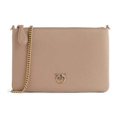 Pochette Pinko flat classic clutch Beige Unique Dames Pochette Pinko flat classic clutch Beige Unique Dames