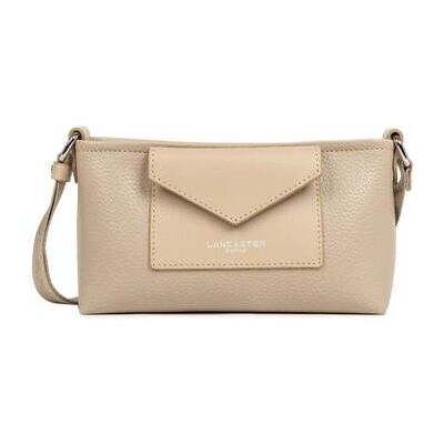Sac Bandouliere LANCASTER Maya Beige Unique Dames Sac Bandouliere LANCASTER Maya Beige Unique Dames