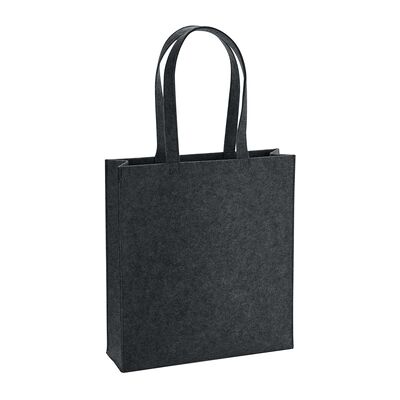 Sac en feutre Bagbase Charcoal Melange - Tote Bag Sac en feutre Bagbase Charcoal Melange - Tote Bag