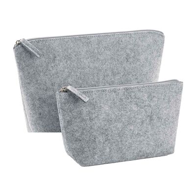 Sac à accessoires en feutre Bagbase - Melange gris Sac à accessoires en feutre Bagbase - Melange gris