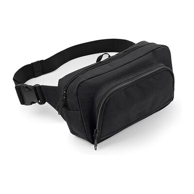 Sac banane Bagbase RW2568 Noir Unique Heren Sac banane Bagbase RW2568 Noir Unique Heren