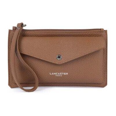 Pochette LANCASTER Pochette Zippé Maya Double KBA Moka Marron Unique Dames Pochette LANCASTER Pochette Zippé Maya Double KBA Moka Marron Unique Dames