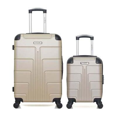 Valise Bluestar - LOT DE 2 -OTTAWA Beige Unique Dames Valise Bluestar - LOT DE 2 -OTTAWA Beige Unique Dames