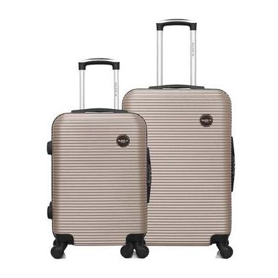 Valise Bluestar - Lot de 2 -LONDON Beige Unique Heren Valise Bluestar - Lot de 2 -LONDON Beige Unique Heren
