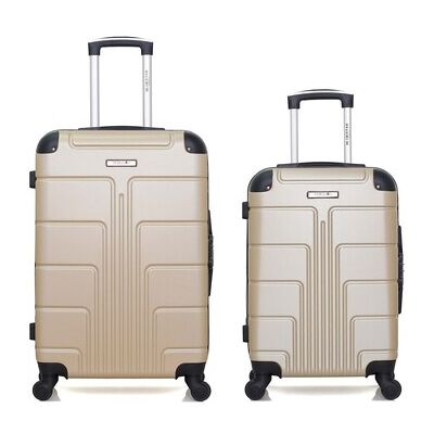 Valise Bluestar - Lot de 2 -OTTAWA Beige Unique Dames Valise Bluestar - Lot de 2 -OTTAWA Beige Unique Dames