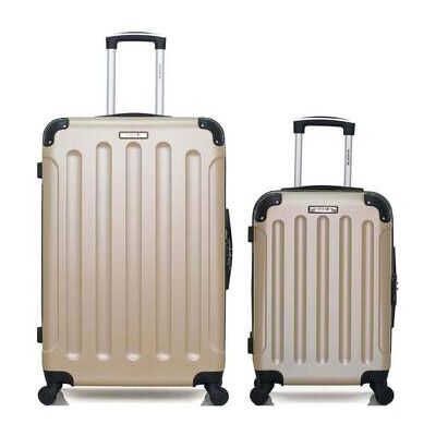 Valise Bluestar - LOT DE 2 -MADRID Beige Unique Heren Valise Bluestar - LOT DE 2 -MADRID Beige Unique Heren