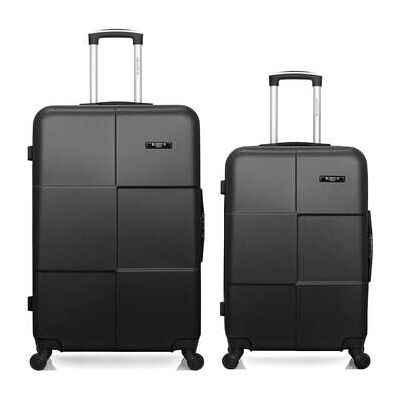 Valise Bluestar - Lot de 2 -MIAMI Noir Unique Dames Valise Bluestar - Lot de 2 -MIAMI Noir Unique Dames