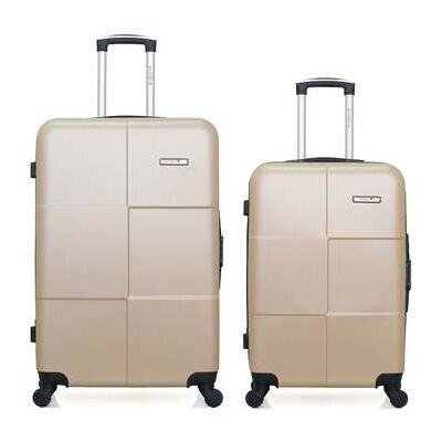 Valise Bluestar - Lot de 2 -MIAMI Beige Unique Heren Valise Bluestar - Lot de 2 -MIAMI Beige Unique Heren