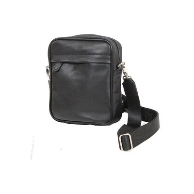 Sacoche Katana Pochette Nylon Garni Cuir De Vachette K78215 Noir Unique Heren Sacoche Katana Pochette Nylon Garni Cuir De Vachette K78215 Noir Unique Heren