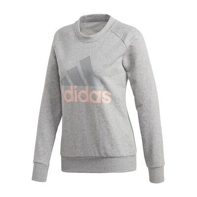 Sweatshirts adidas Essentials Linear Gris EU XS,EU XXS Dames Sweatshirts adidas Essentials Linear Gris EU XS,EU XXS Dames