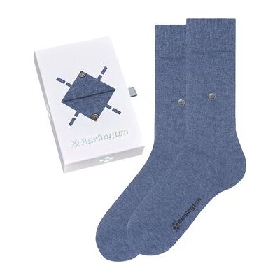 Socquettes Burlington Coffret Cadeau 2-Pack Bleu Bleu 40 / 45 Heren Socquettes Burlington Coffret Cadeau 2-Pack Bleu Bleu 40 / 45 Heren