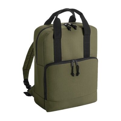Bagbase Cooler Recycled Backpack - Vert Militaire - 16L - Unisexe Bagbase Cooler Recycled Backpack - Vert Militaire - 16L - Unisexe