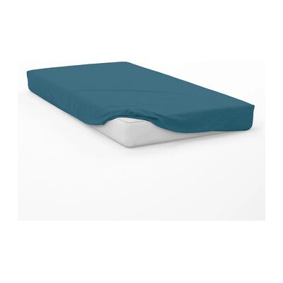 Soleil d'Ocre - Drap housse coton 60x120cm - Canard bleu Soleil d'Ocre - Drap housse coton 60x120cm - Canard bleu