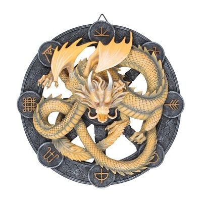 Anne Stokes Imbolc Résine Dragon Plaque Jaune Clair - Plaque de Dragon Anne Stokes Imbolc Résine Dragon Plaque Jaune Clair - Plaque de Dragon