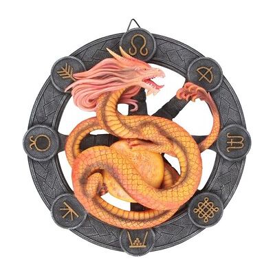 Plaque en Résine de Dragon Litha d'Anne Stokes - Plaque de Dragon Plaque en Résine de Dragon Litha d'Anne Stokes - Plaque de Dragon