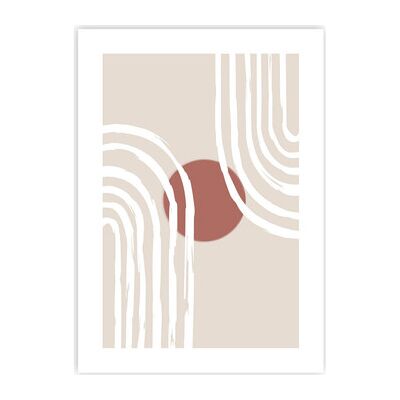 Affiches, posters Future Home Affiche papier imprimé arche sans cadre Beige 50x70 cm Heren Affiches, posters Future Home Affiche papier imprimé arche sans cadre Beige 50x70 cm Heren