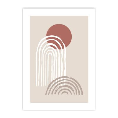 Affiches, posters Future Home Affiche papier imprimé arche sans cadre Beige 50x70 cm Heren Affiches, posters Future Home Affiche papier imprimé arche sans cadre Beige 50x70 cm Heren