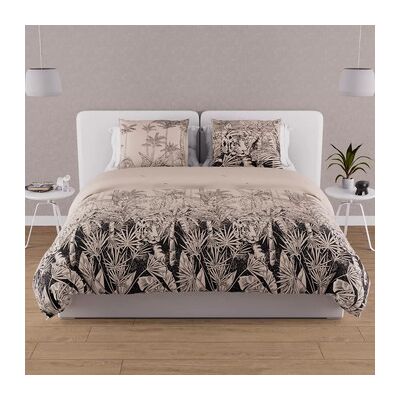 SH0P&CITY Ensemble de housse de couette en coton - Sable - 240x220 cm SH0P&CITY Ensemble de housse de couette en coton - Sable - 240x220 cm