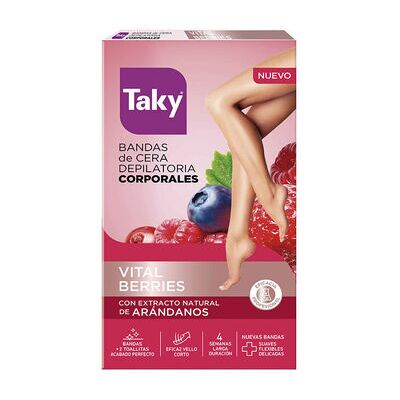 Démaquillants & Nettoyants Taky Bandes De Cire Corporelle Red Fruits Pour L 39;épilation, 16 U Unique Heren Démaquillants & Nettoyants Taky Bandes De Cire Corporelle Red Fruits Pour L 39;épilation, 16 U Unique Heren