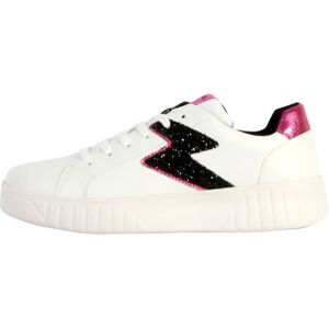 Geox Mikiroshi Sneakers Enfant Blanc/Fuchsia Foncé - Sneakers Geox Mikiroshi Sneakers Enfant Blanc/Fuchsia Foncé - Sneakers