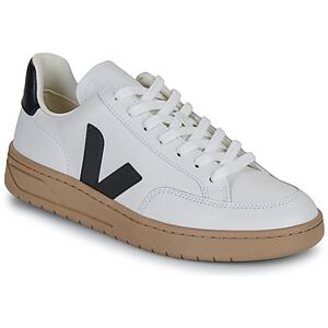 Baskets VEJA V-12 en Cuir - Blanc/Multicolore Baskets VEJA V-12 en Cuir - Blanc/Multicolore