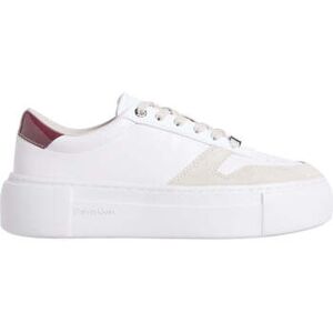 Baskets basses Calvin Klein Jeans cupsole lace up sneaker Blanc 36,37,39,41 Dames Baskets basses Calvin Klein Jeans cupsole lace up sneaker Blanc 36,37,39,41 Dames