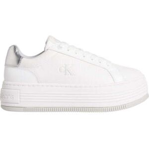 Baskets basses Calvin Klein Jeans bold flatf low lace sneaker Blanc 40,41 Dames Baskets basses Calvin Klein Jeans bold flatf low lace sneaker Blanc 40,41 Dames