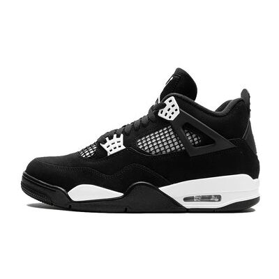 Baskets montantes Nike 4 Retro White Thunder Noir 44 1/2,45 Dames Baskets montantes Nike 4 Retro White Thunder Noir 44 1/2,45 Dames