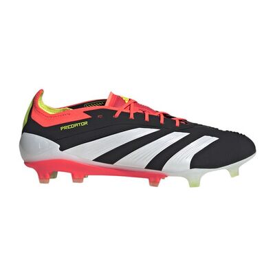 Chaussures de football adidas Predator 24 Elite Low pour terrain dur - Noir/Blanc/Rouge Chaussures de football adidas Predator 24 Elite Low pour terrain dur - Noir/Blanc/Rouge