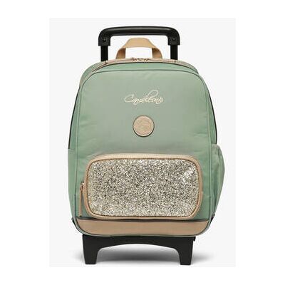 Cartable Cameleon Sac a dos à roulettes VINTAGE FANTASY 709-VIG-SR40 Vert Unique Meisjes Cartable Cameleon Sac a dos à roulettes VINTAGE FANTASY 709-VIG-SR40 Vert Unique Meisjes