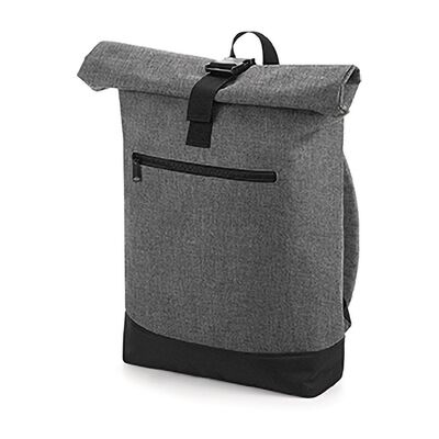 Bagbase Gris/Noir Sac à Dos à Rabat - Sac à Dos Bagbase Gris/Noir Sac à Dos à Rabat - Sac à Dos