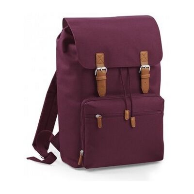 BagBase Vintage Laptop Backpack - Bordeaux - Taille Unique - Sac à Dos BagBase Vintage Laptop Backpack - Bordeaux - Taille Unique - Sac à Dos