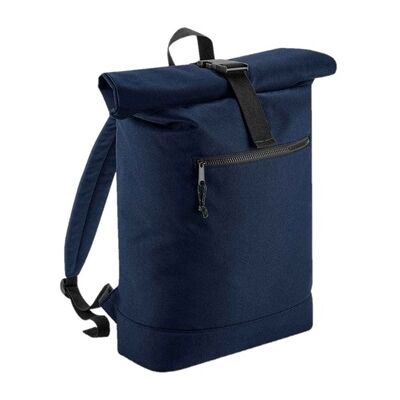 Sac à dos BagBase Recyclé Navy à Rouleau - Sac à Dos Sac à dos BagBase Recyclé Navy à Rouleau - Sac à Dos