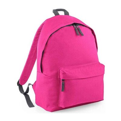 Sac à Dos Mode Original Bagbase - Fuchsia/Graphite - Taille Unique Sac à Dos Mode Original Bagbase - Fuchsia/Graphite - Taille Unique