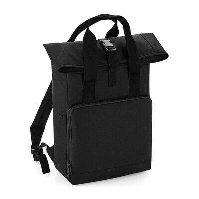 Sac à dos unisexe Bagbase Noir à Rouleau avec Deux Poignées - Sac à Dos Sac à dos unisexe Bagbase Noir à Rouleau avec Deux Poignées - Sac à Dos