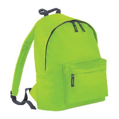Bagbase Sac à dos enfant Lime/Graphite - Sac à dos Bagbase Sac à dos enfant Lime/Graphite - Sac à dos