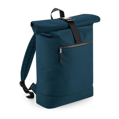 Sac à dos recyclé Bagbase à ouverture roulée - Taille Unique, Bleu Pétrole Sac à dos recyclé Bagbase à ouverture roulée - Taille Unique, Bleu Pétrole